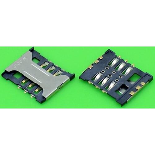 ChengHaoRan 1 Piece sim card socket for lenovo A388T A300T A238T A688T A398T A628T card reader holder tray slot connector.KA-154