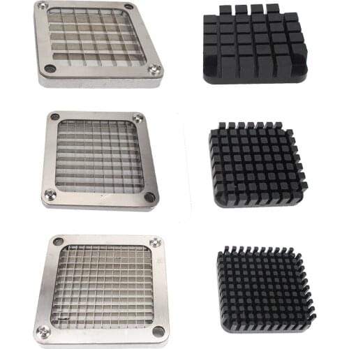 Stainless Steel Chips Cutter Parts Fries Machine Accessories French Fry Cutter French Fry Potato Chips Cutters +3 Blades Size