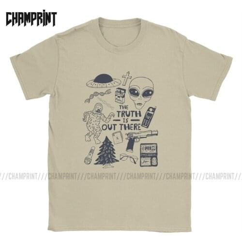 Men The X Files T Shirt Mulder Scully Dana Fox Duchovny Cases Tv Cotton Clothing Short Sleeve Round Neck Tees Party T-Shirts