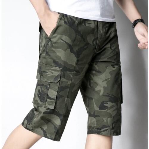 Camouflage Camo Pants Fashion Mens Bermuda Masculina Casual Male Work Short Pants Man Army Military Cargo Shorts