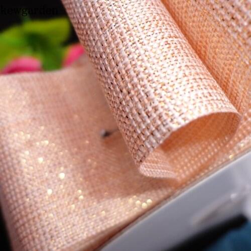 Kewgarden Wholesale DIY Apparel Fabric Gold Polyester Line Linen Ribbons 1.5" 40mm Handmade Tape DIY Bowknot Ribbon 50 Yards