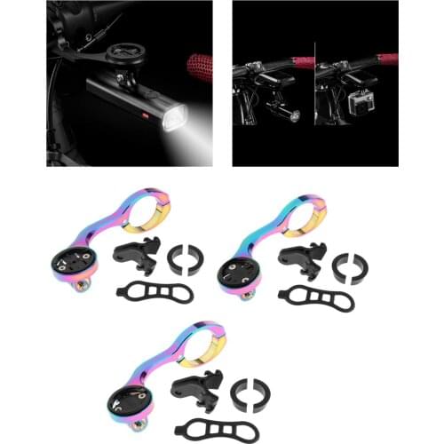 Bike Computer Mount Extended Mount Lightweight Durable Phone Integrated Handlebar Stem for Garmin for Wahoo Series