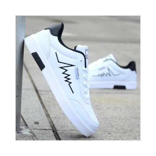 High Quality Men Casual Shoes Hot sale New Fashion Spring Autumn Casual Shoes Men Sports Breathable Black Casual Men Shoes White