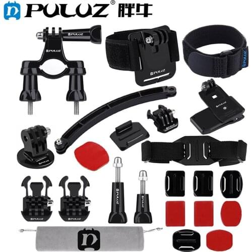 PULUZ 24 In 1 Bicycle Combo Kit for GoPro Sports Camera Accessories Without Box