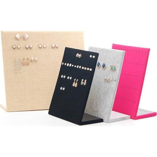 Fashion New Woman Earrings Organizer Jewelry Box Jewellery Display Studs Storage Showcase Packaging Rack Case Gift Whosale Price