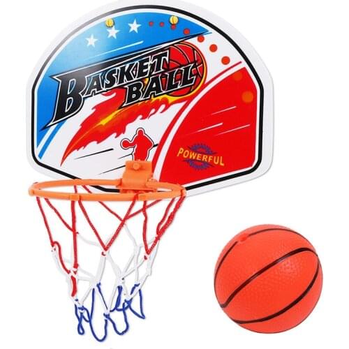 27*21cm Plastic Basketball Basket Hoop Toy Mini Basketball Board Family Basket Children Basketball Toy Set Wall Game Mini Basket