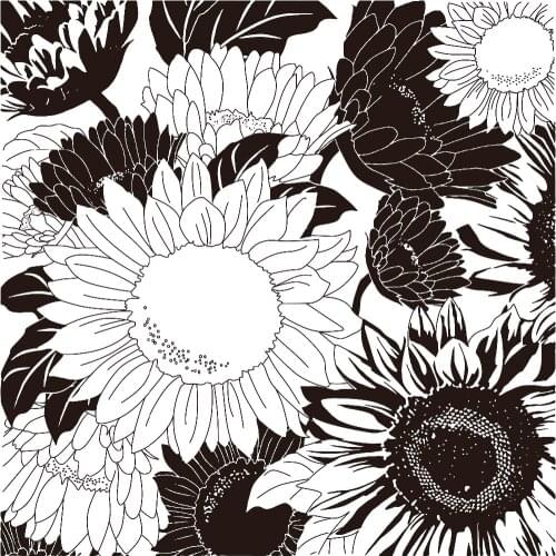 Sunflower Flowers Transparent Clear Silicone Stamp/Seal for DIY scrapbooking/photo album Decorative clear stamp A246