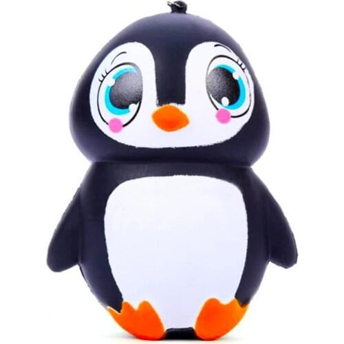 Female Penguin Squishy Slow Rebound Simulation Doll Squeeze Toy Novel Decompression Toys Baby Children Party Gift 13.5*10 CM