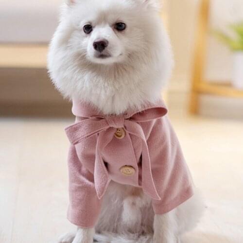 Pet Dog Warm Winter Coat Soft Fleece Lining Clothing Windproof Snowproof Hoodies Warm Coat for Small And Medium-sized Dogs