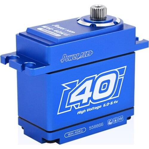 PowerHD WH20 30 40KG HV 6.0-8.4V Large Torque Waterproof Digital Servo Compatible With TRX4 KM5 RC Climbing Car