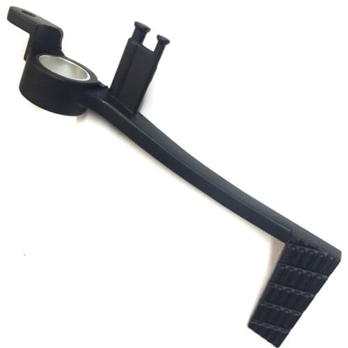 Aftermarket free shipping motorcycle parts Motorcycle Black Unfoldable Rear Brake Pedal Foot Lever For 2006-2014 Suzuki GSXR 600