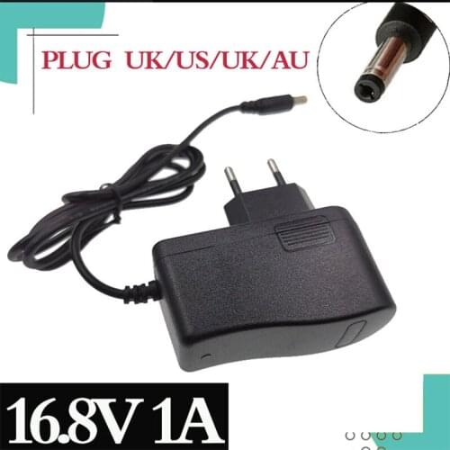 1PCS NEW/16.8V 1A Lithium li-ion Battery Charger for Screwdriver 14.4V 4Series 18650Lithium Battery Wall Charger DC 5.5MM*2.1MM