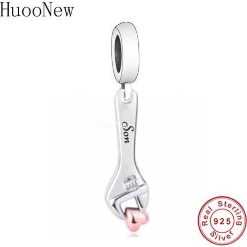 Fit Original Pandora Charm Bracelet 100% 925 Silver European Black Enamel Skull Glasses Bead For Making Womne Kid Berloque 2020