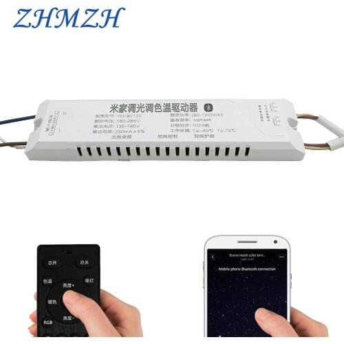 ZHMZH Intelligent Remote Control LED Driver Bluetooth Control LED Power Supplies Constant Current Drivers 12-24W 25-40W 40-60W