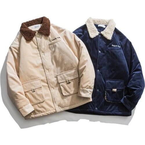 Japanese retro bf Hong Kong style winter cotton 2020 new original Chao loose cotton coat