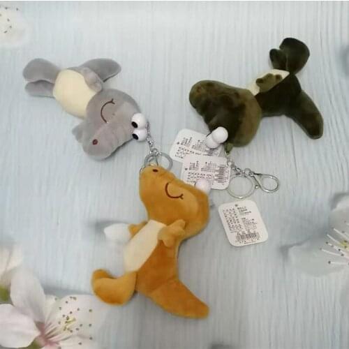 10PCS 15cm Hilarious Crocodile Favorite Naughty Bag Decoration Plush Mini Pendant Keychain Doll Ring Soft Toy