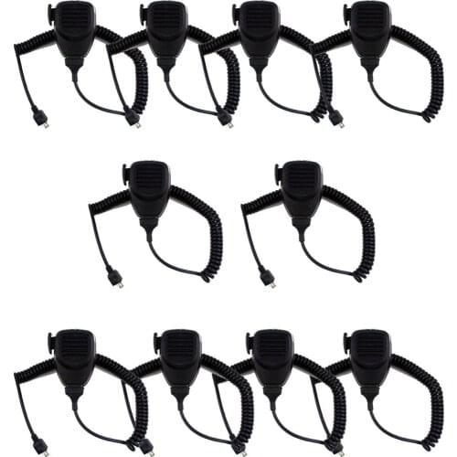10Pcs 8pin RJ-45 Plug Speaker Mic Microphone for Kenwood TK-7162E TK-7180E/7189E