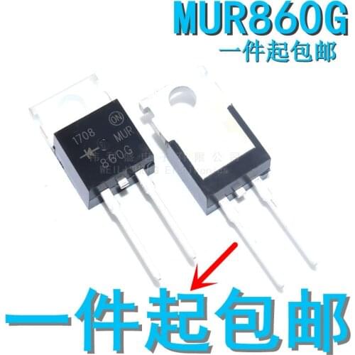 10PCS/LOT MUR860G MUR860 860G Fast-Recovery Diode T0-220 New off-the-Shelf