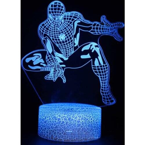 3d Night Light Acrylic Creative Gift 3dLamp Induction Be3DNight Light Remote Control Creative Color Touch Gift Bedside LampLED