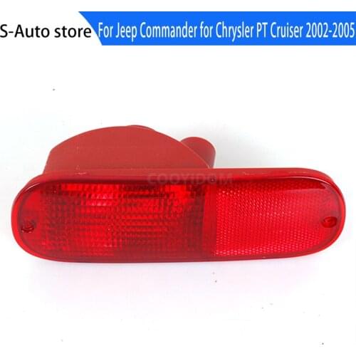 Auto Rear Bumper Reflector Light Fog Lamp For Jeep Commander for Chrysler PT Cruiser 2002 2003 2004 2005