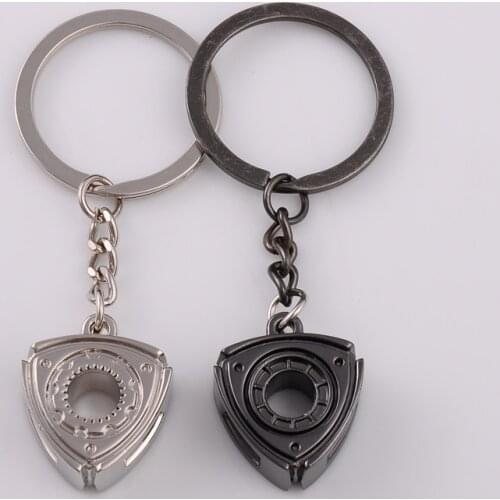 Keyring Rotary Wankel Engine Rotor For Mazda RX7 RX8 2 3 6 Atenza Axela Keychain Turbo Car Accessories Parts Key Chain Interior