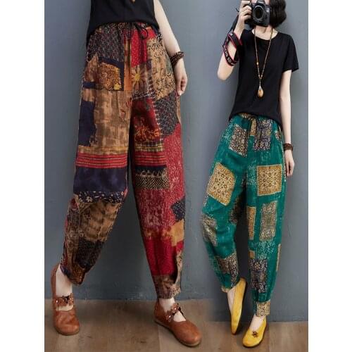 Daily Moony Women's Trousers Harem Pants