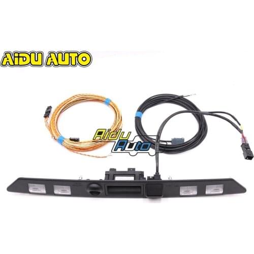 FOR NEW Audi A5 B9 cabriolet Rear View Camera Trunk handle with High Guidance Line Wiring harness