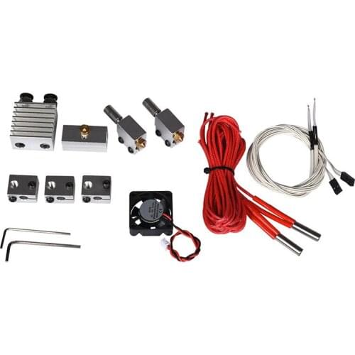 1set*Dual-extrusion hotend Kit Cyclops legend kit Volcano Kit volcanic nozzle hot end Kit