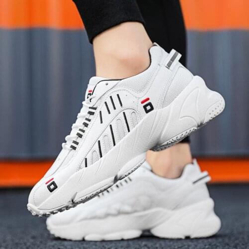 Large Size Summer Outdoor Sneakers Men Sport Shoes Man Running Shoes for Men White Sports Shoes Tennis Original Jogging A-953