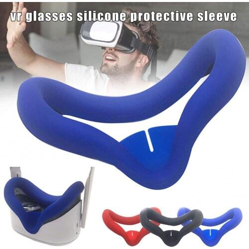 Bluelans Eye Masks Soft Silicone Cover Pad Headset Breathable Anti-Sweat Light Blocking Eye Cover For Oculuss Quest2