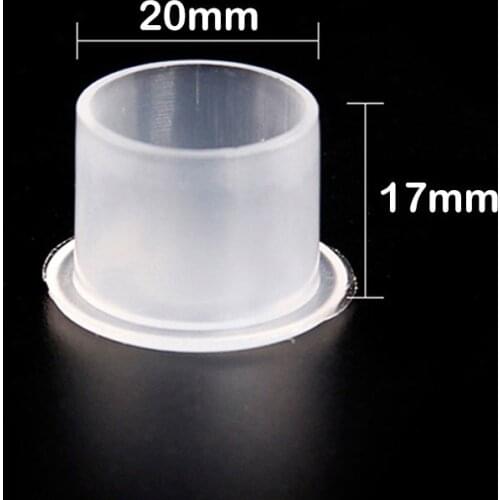 Disposable Extra Large Ink Pigment Caps with bottom 100pcs Plastic Base Cups Holders Tattoo Tools