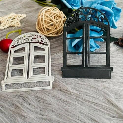 Open window door decoration Metal Steel Cutting Die Stencil For DIY Scrapbooking Paper/photo Cards Embossing Dies