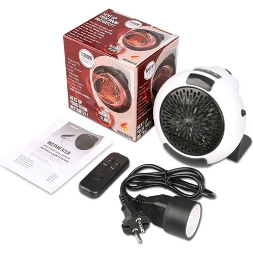 Portable Heater Household Home Plug In Small Heater with Remote Control Office Dorm Heating CLH@8