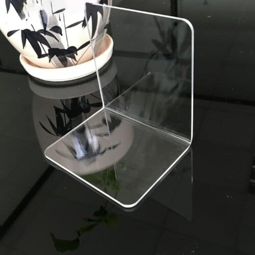 Transparent Acrylic Bookend Portable Plastic Book Stand Holder Bookend For Office Student Desktop Book Storage Rack Bookends