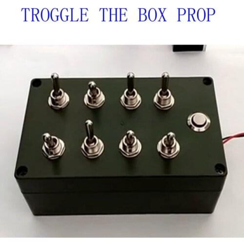 Room escape props toggle box real life chamber game all toggles in right directions to unlock escape takagism game