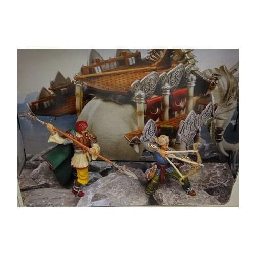 S pvc figure battle white elephant