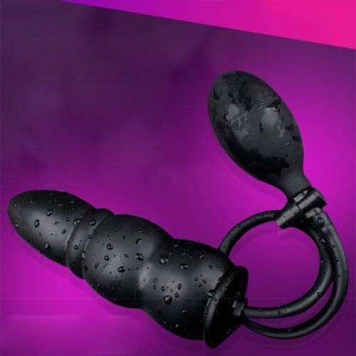 Silicone Enema Inflatable Plug Expander Enema Analny Expander Ann Enlarge Enema Inflate Plug Anus Expander Anal Dilator