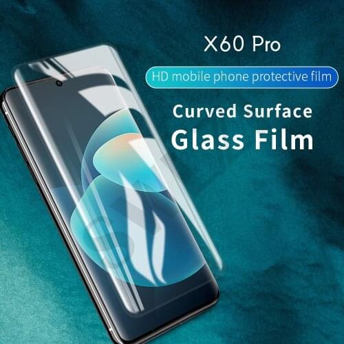 UV Glass for vivo NEX 3 3S iQOO 5 pro UV tempered glass vivo X50 X60 pro plus protective phone screen protector film smartphone