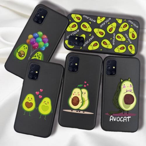 Funny Avocado TPU Case For Samsung Galaxy M31 M21 M11 M30S M31S M10 Case Silicone Phone For Samsung M 30 S 31S Back Cover