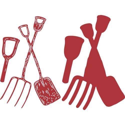 Groundwork Fork Knife Metal Cutting Dies Scrapbook Diary Decoration Stencil Embossing Template DIY Greeting Handmade 2021 New