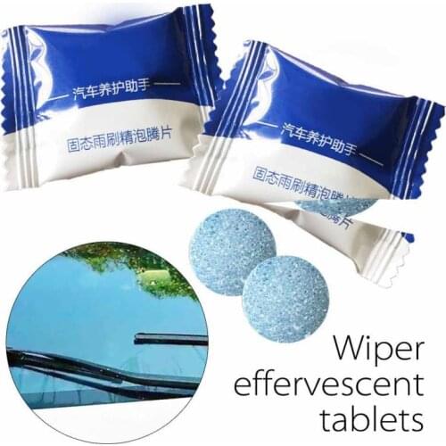1Pc=4L) Car Windshield Wiper Glass Washer Auto Solid Cleaner Compact Effervescent Tablets Window Repair Car Accessories