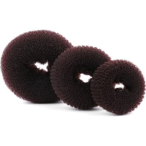 1 pcs Hair Bun Maker Donut Magic Foam Sponge Easy Big Ring Hair Styling Tools Accessories For Girls Wholesale Hair Donut Braider