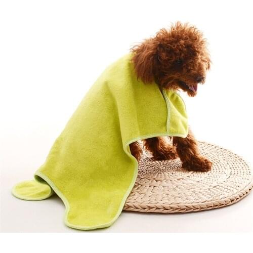 2021 Pet Towel Bath Towel Soft and Lint-free Dog Cat Bath Towel Absorbent Quick-drying Towel Pet Towel Small Pet