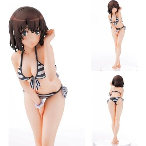 Anime Saenai Heroine No Sodatekata Megumi KATO Sexy Swimsuit bikini PVC Action Figure Collection Model toys Doll gift