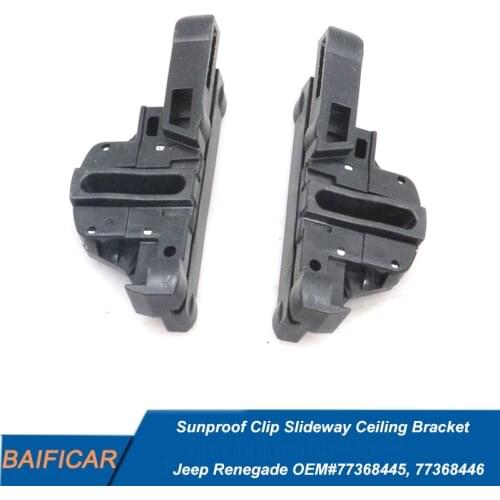 Baificar Brand New Genuine 1PCS Sunproof Clip Slideway ceiling Bracket 77368445, 77368446 For Jeep Renegade