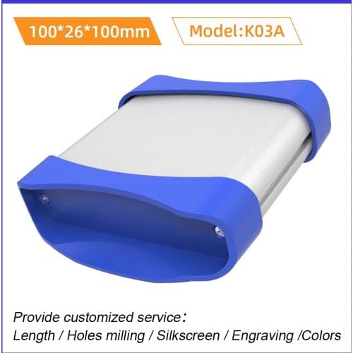 Electrical Destproof Shell Supply Durable Universal Power Module Aluminum Alloy Box Professional Made K03A 100*26mm