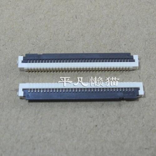 FPC 34 pin 0.8MM pitch lower connection clamshell socket notebook boot keyboard touch pad