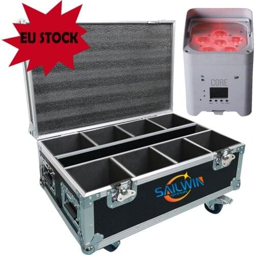 China Lowest Smart Mobile LED UPLIGHT 6X18W 6in1 RGBAW+UV MINI Battery Powered Wifi LED Par Light LED UPLIGHT Stage Lighting