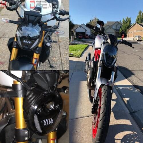 Headlight Assembly Kit Front LED DRL Hight Low Beam W/ Signal Lamp For Ducati Monster 821 1200 1200R 1200S 2014-2017 Headlamp
