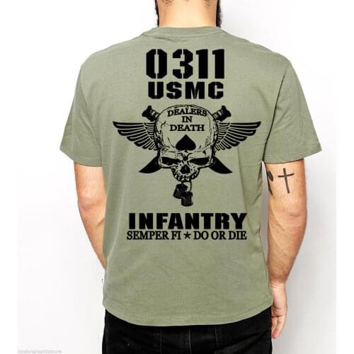 Summer Fashion Hot USMC T-shirt, US Marines, Semper Fidelis, Devil Dog, Semper Fi, Military Veteran Tee shirt